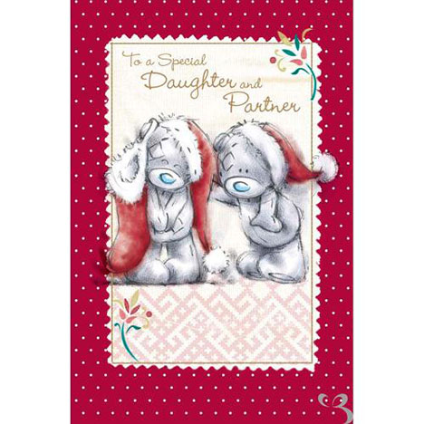 Daughter & Partner Me to You Bear Christmas Card £2.49